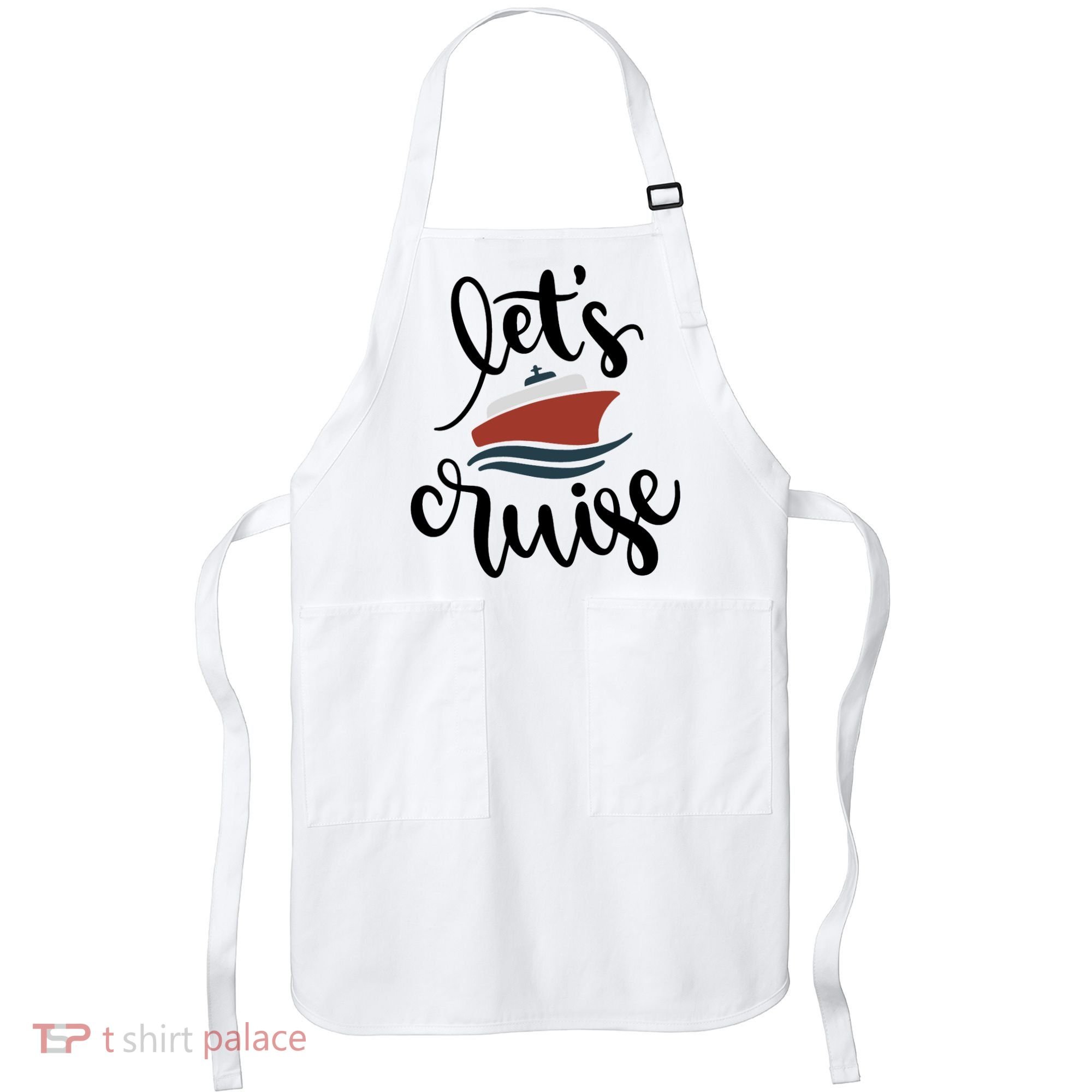 Let's Cruise Vacation Travel Apron