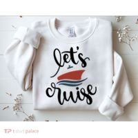Let's Cruise Vacation Travel Sweatshirt thumb 2