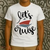 Let's Cruise Vacation Travel T-Shirt thumb 3