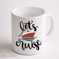 Let's Cruise Vacation Travel Coffee Mug thumb 1