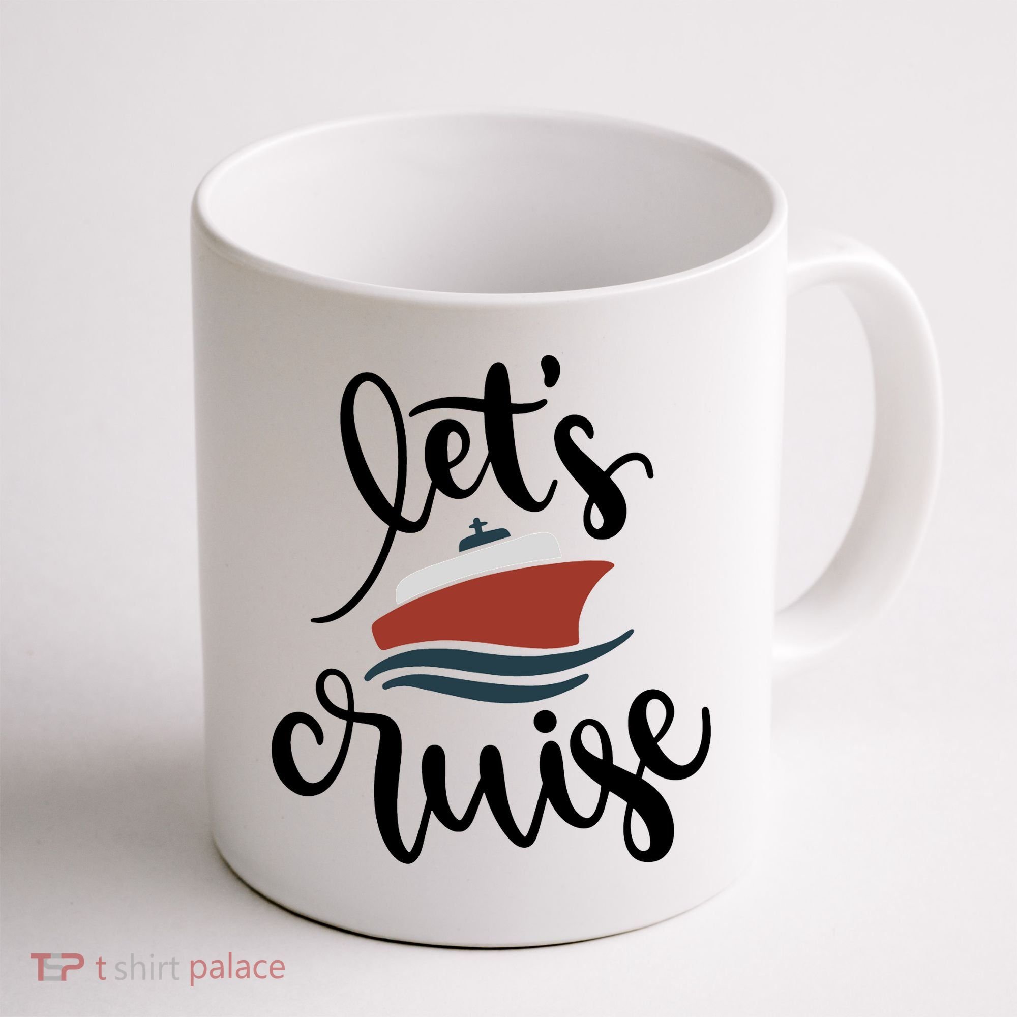 Let's Cruise Vacation Travel Coffee Mug