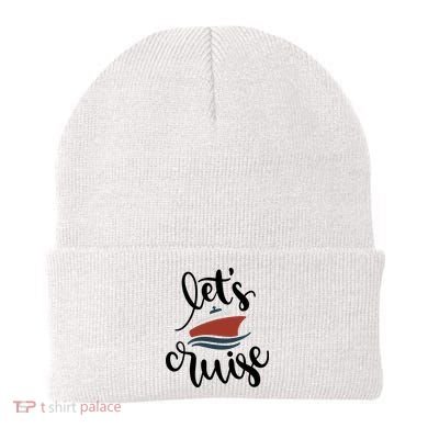 Let's Cruise Vacation Travel Beanie