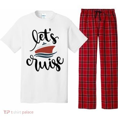 Let's Cruise Vacation Travel Pajama Set