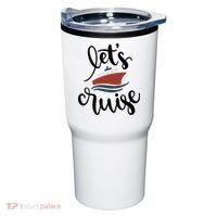 Let's Cruise Vacation Travel Tumbler thumb 0