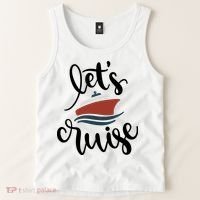 Let's Cruise Vacation Travel Tank Top thumb 2