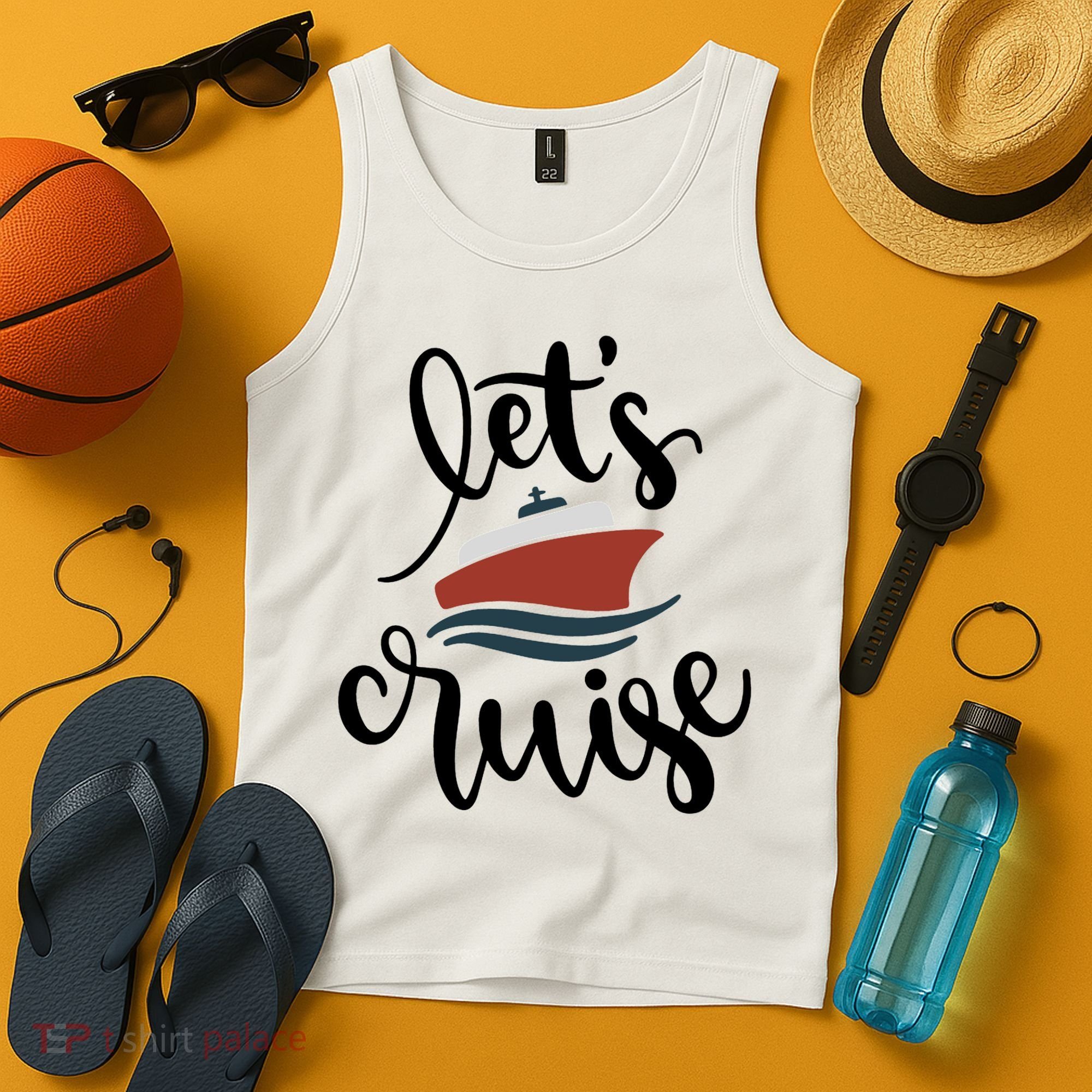 Let's Cruise Vacation Travel Tank Top