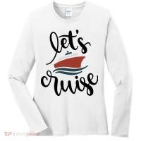 Let's Cruise Vacation Travel Women's Long Sleeve Shirt thumb 0