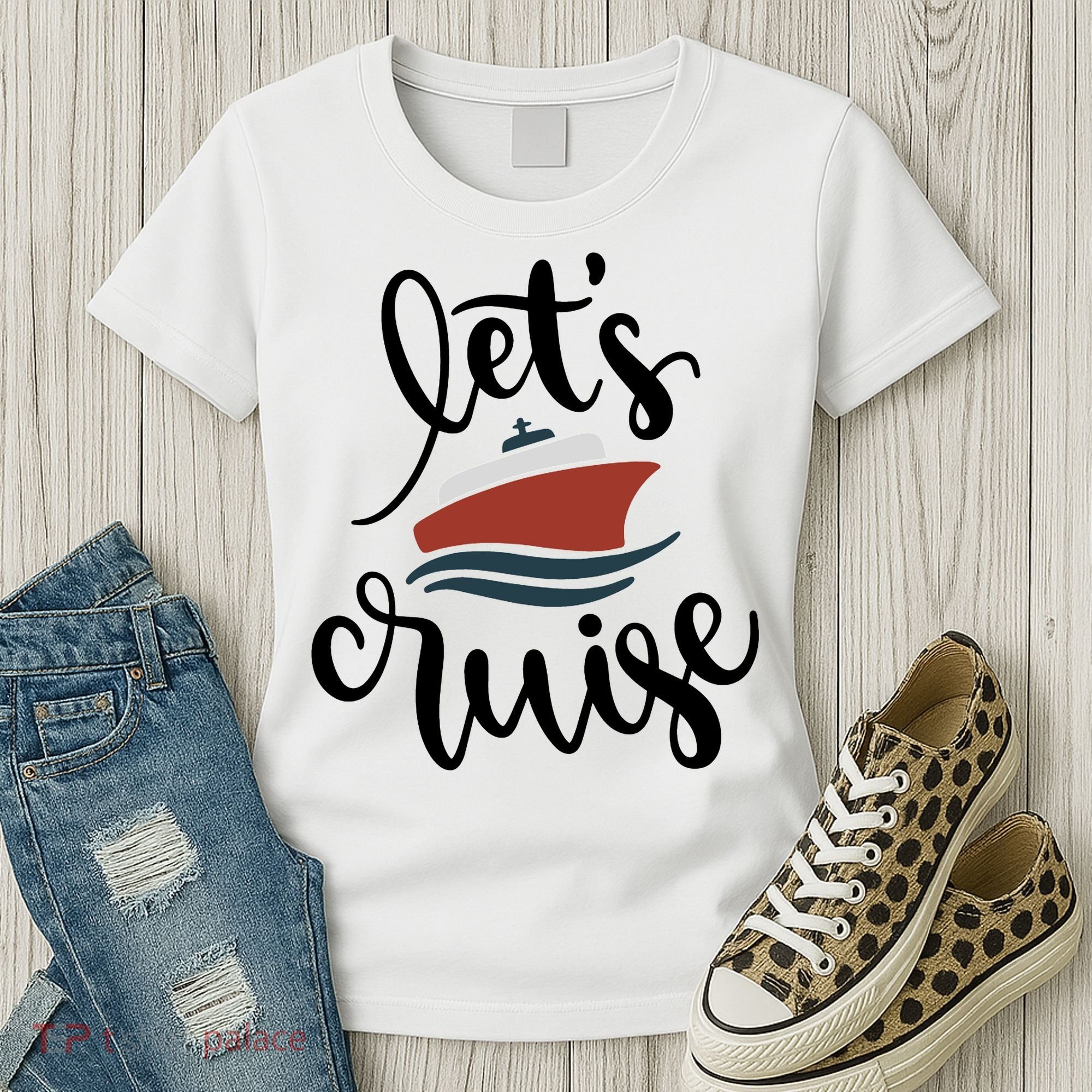 Let's Cruise Vacation Travel Women's T-Shirt