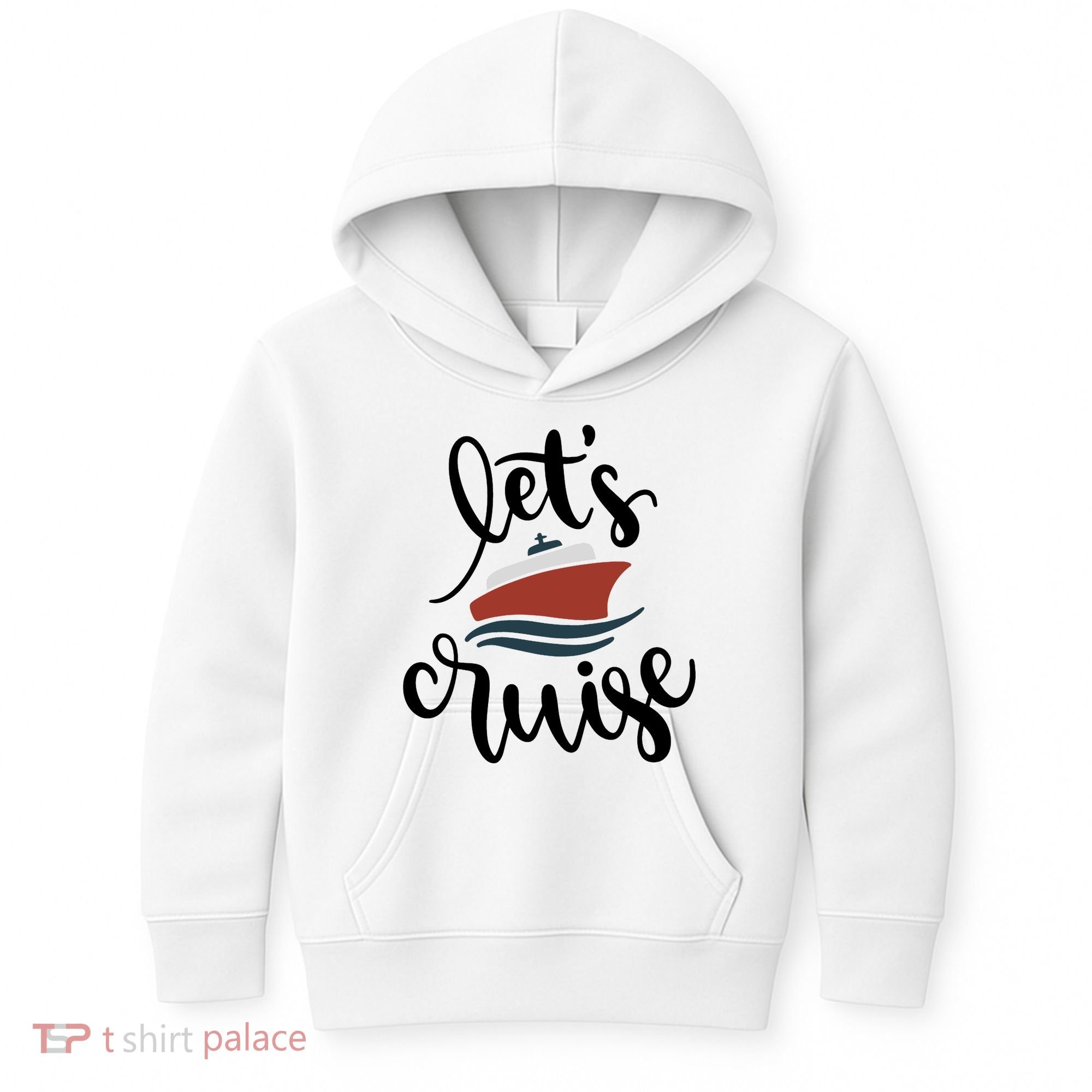 Let's Cruise Vacation Travel Kids Hoodie