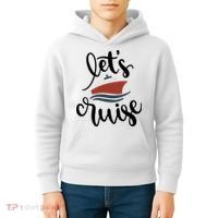 Let's Cruise Vacation Travel Kids Hoodie thumb 4