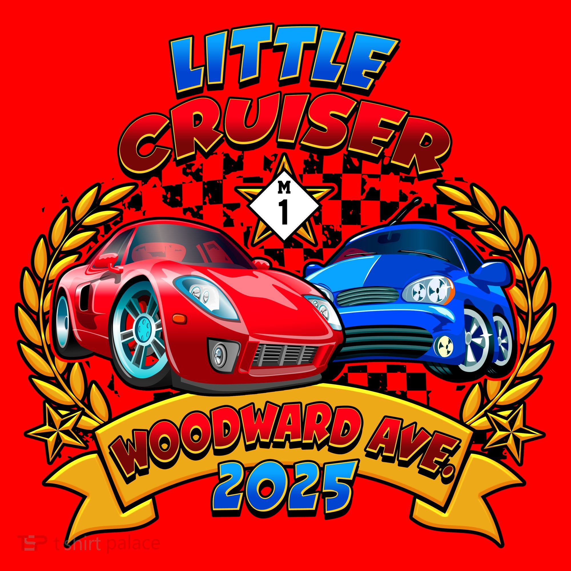 Little Cruiser Woodward Avenue 2025 Santa Hat
