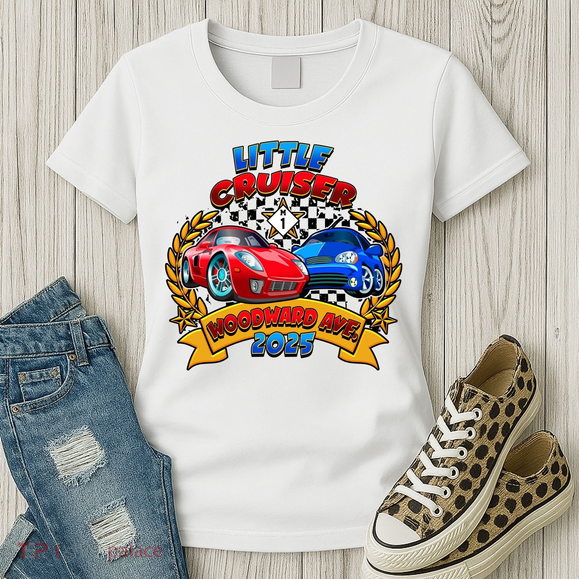 Little Cruiser Woodward Avenue 2025 Women's T-Shirt