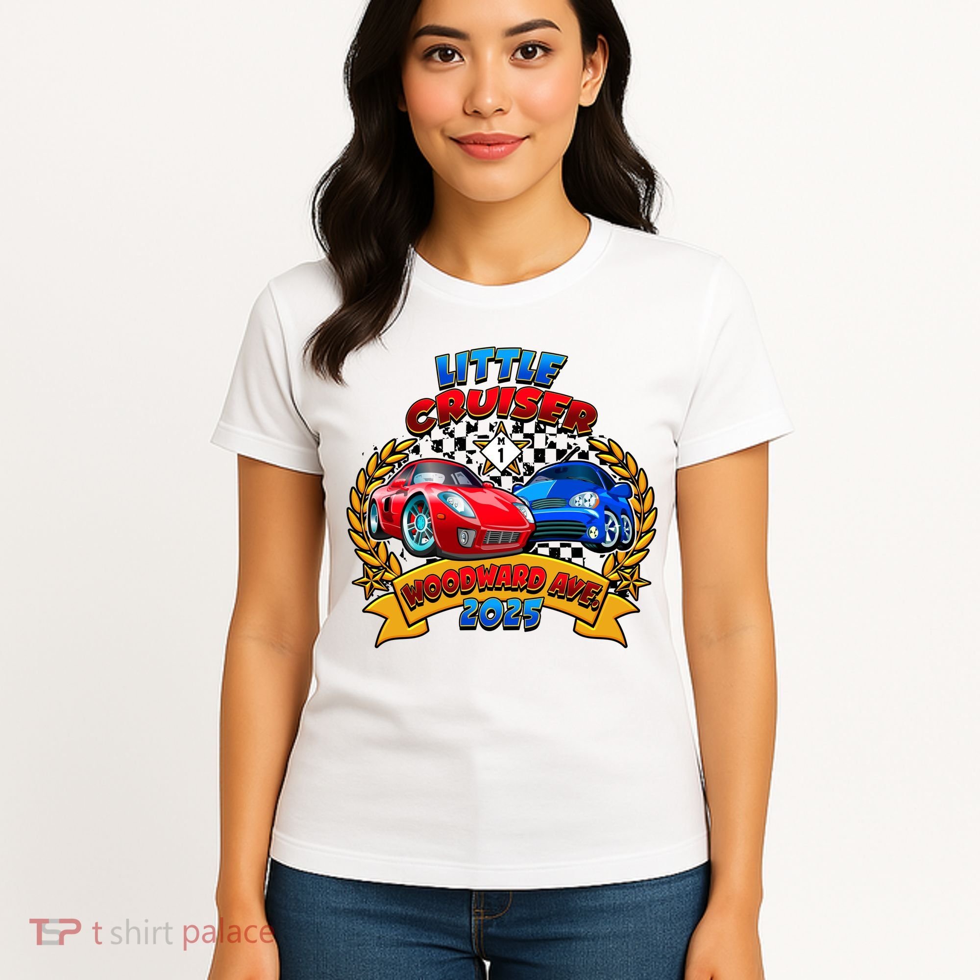 Little Cruiser Woodward Avenue 2025 Women's T-Shirt