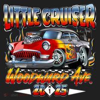 Little Cruiser Woodward Ave 2025 Crop Fleece Hoodie thumb 2