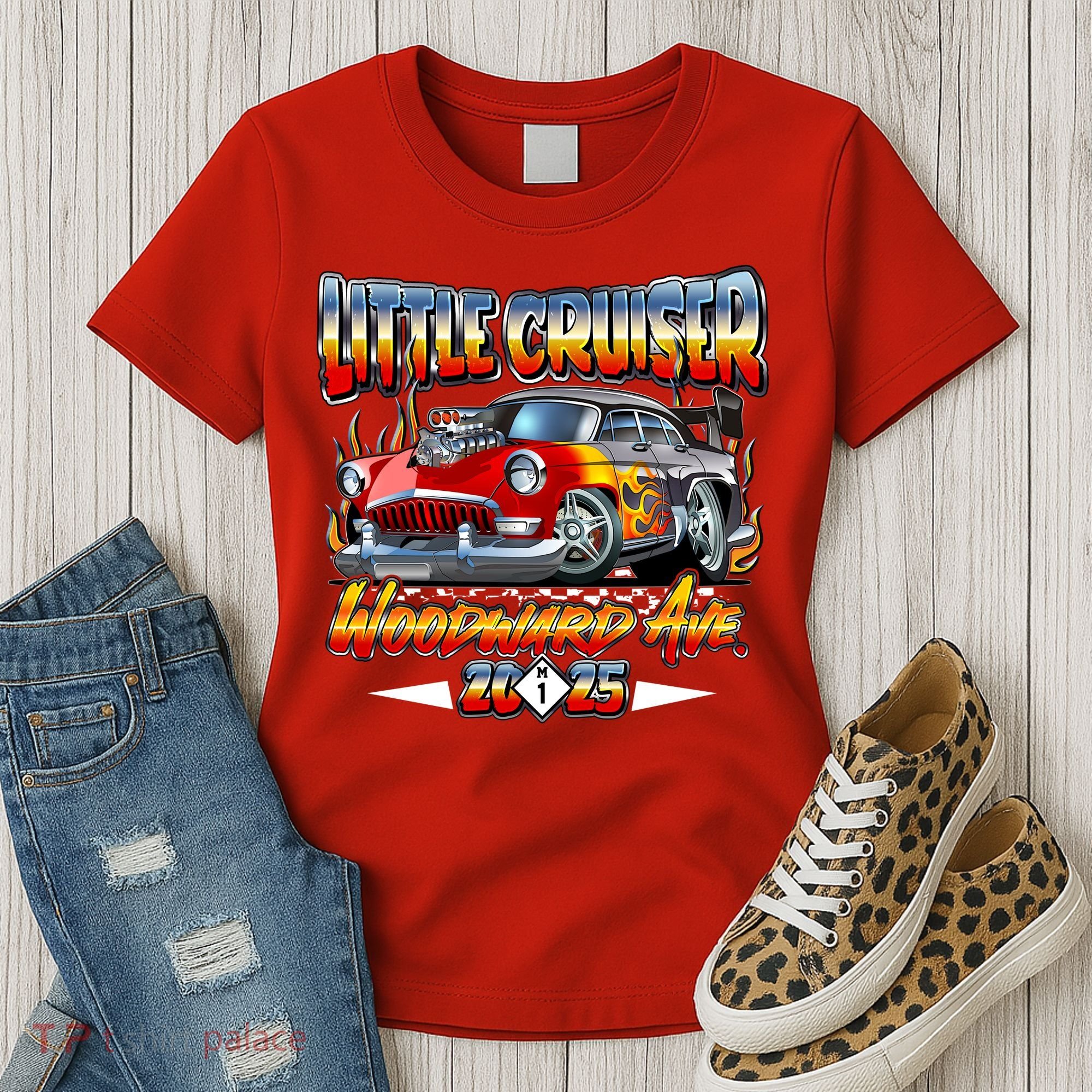 Little Cruiser Woodward Ave 2025 Women's T-Shirt