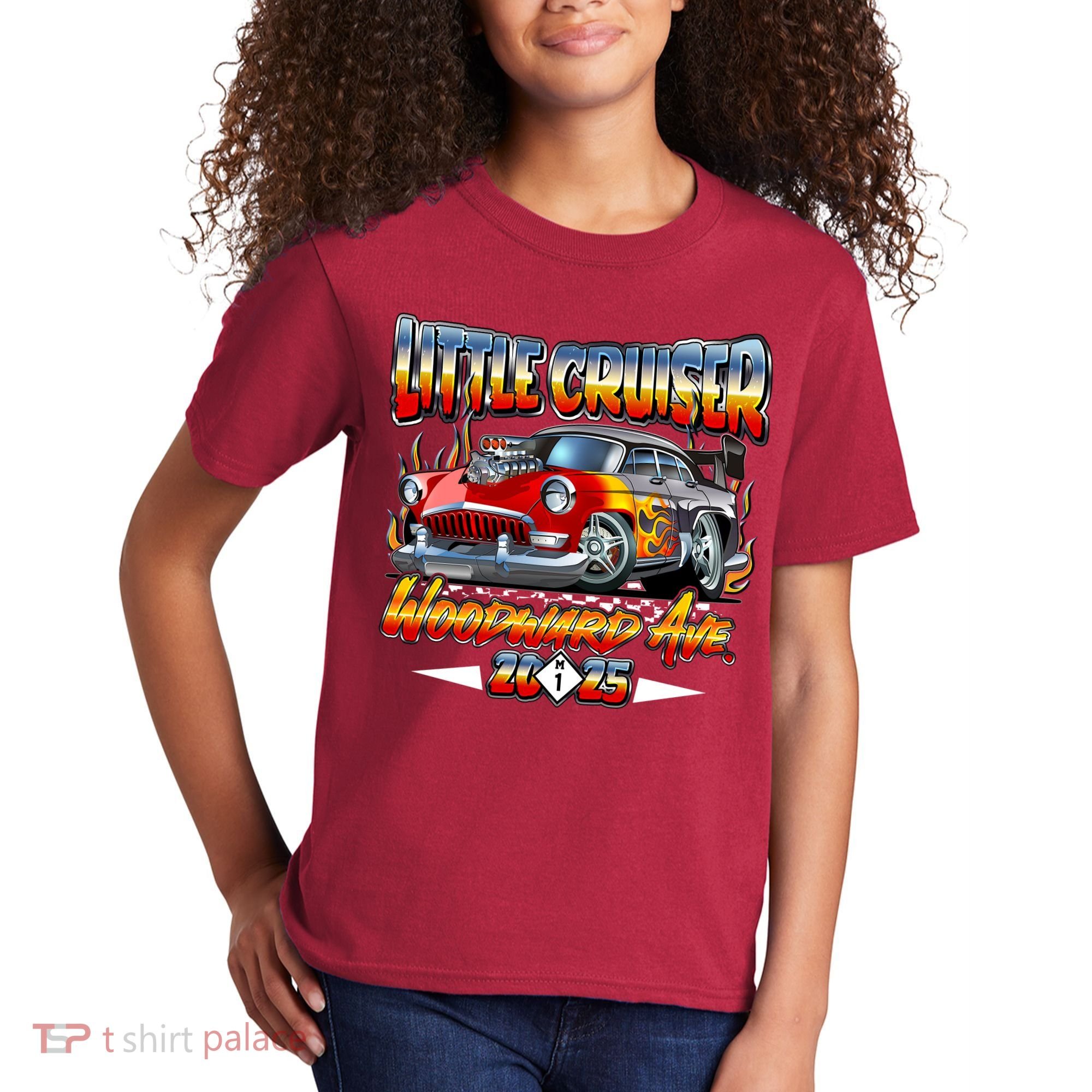 Little Cruiser Woodward Ave 2025 Kids T-Shirt