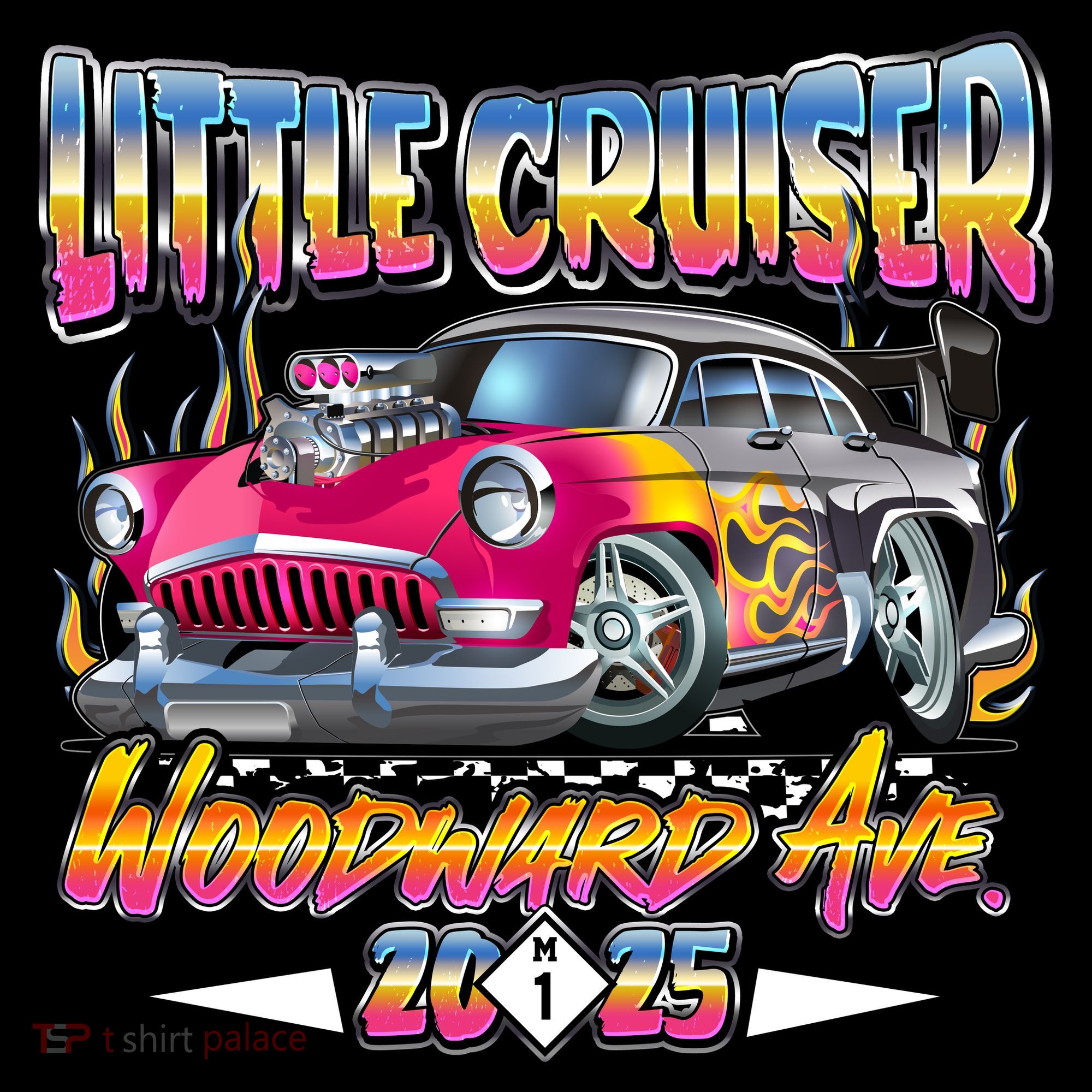 Little Cruiser Woodward Ave 2025 Women's Hoodie