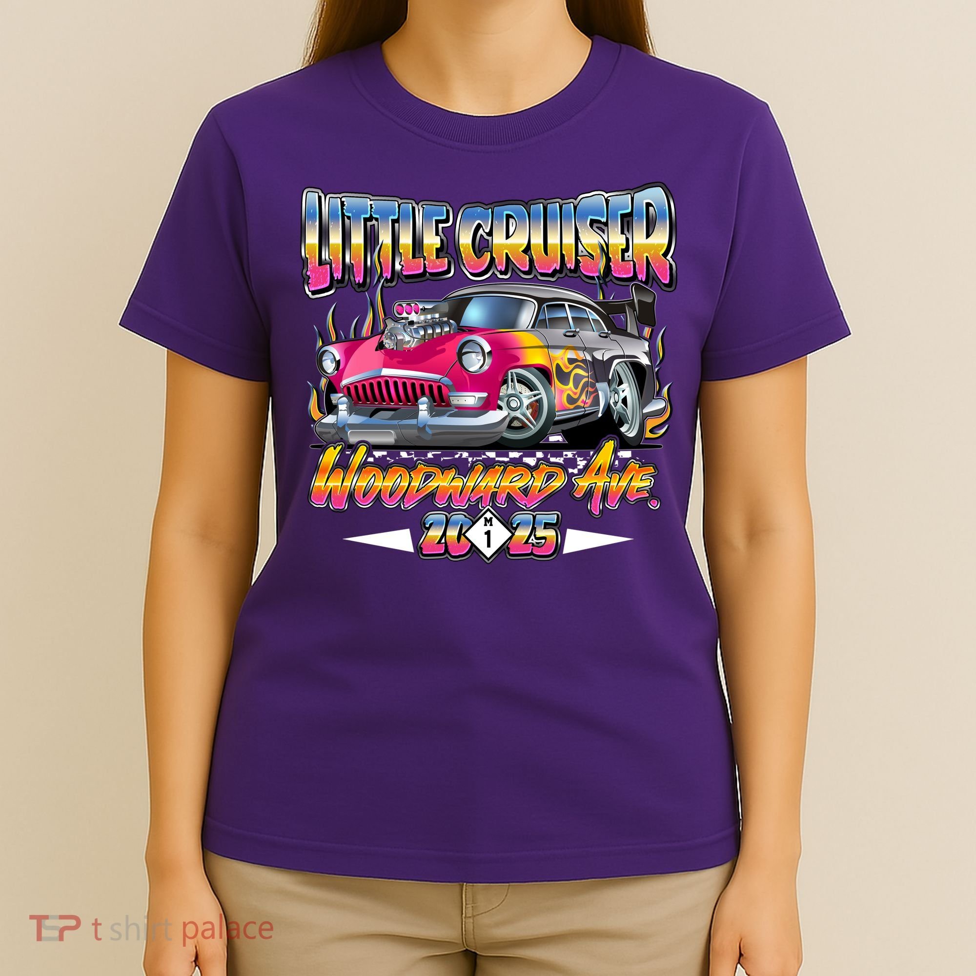 Little Cruiser Woodward Ave 2025 T-Shirt