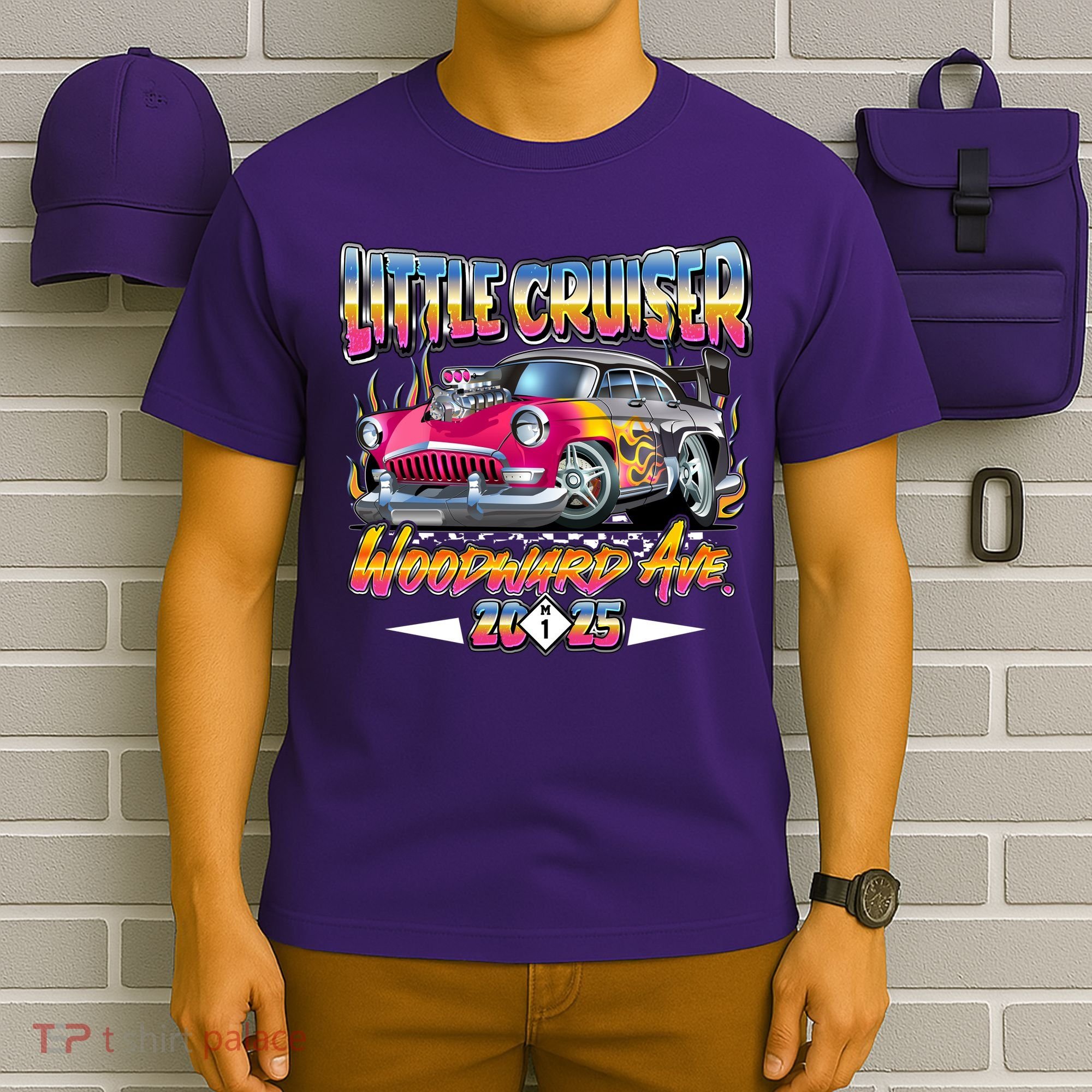 Little Cruiser Woodward Ave 2025 T-Shirt