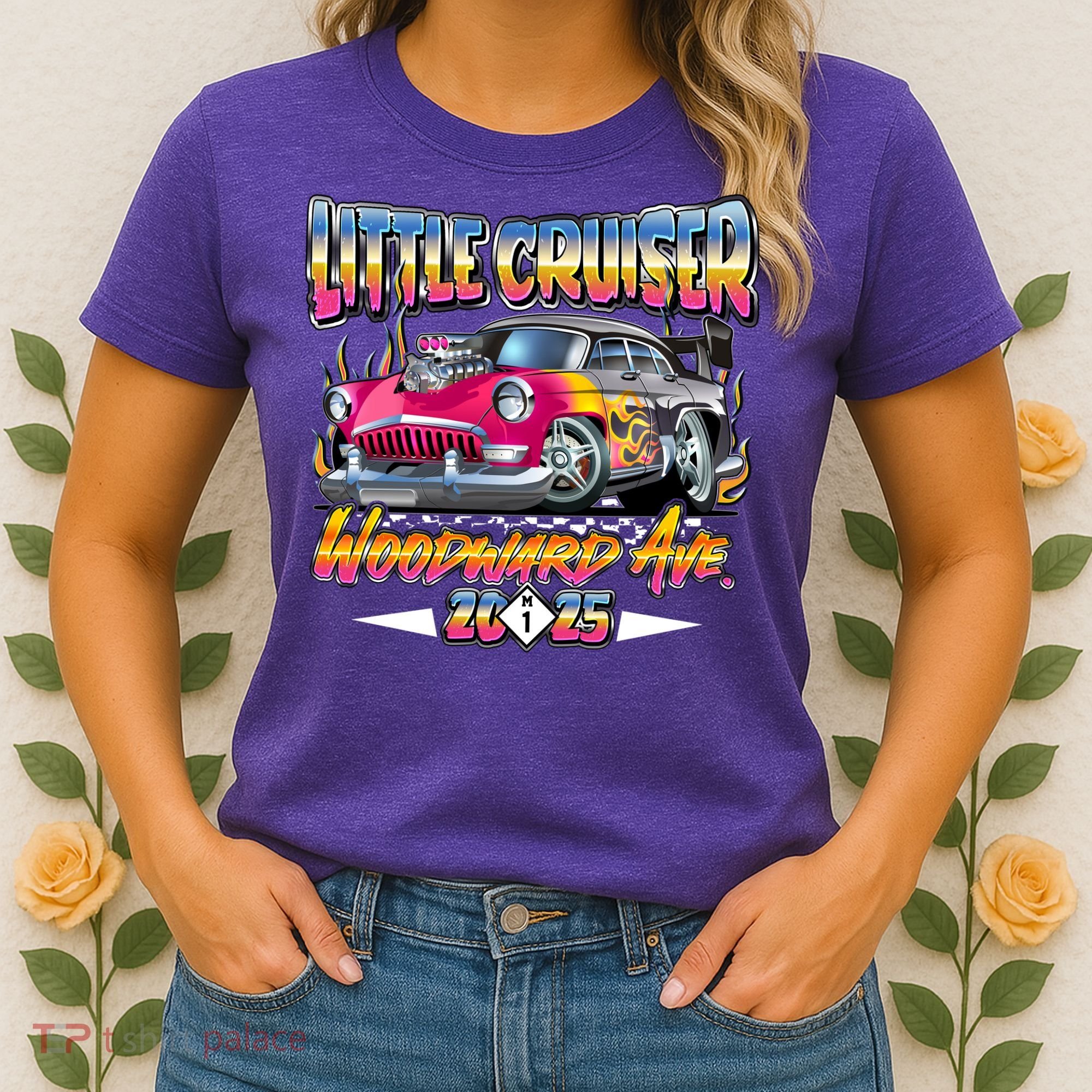 Little Cruiser Woodward Ave 2025 Women's T-Shirt