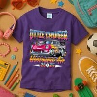 Little Cruiser Woodward Ave 2025 Kids T-Shirt thumb 3