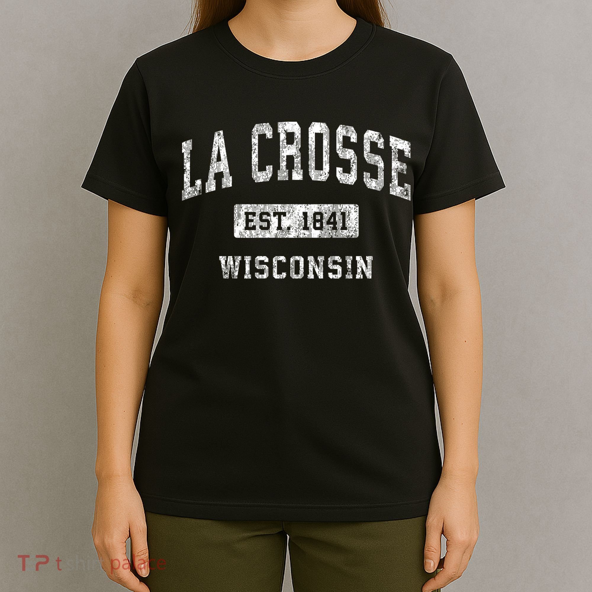 La Crosse Wisconsin Wi Vintage Established Sports T-Shirt