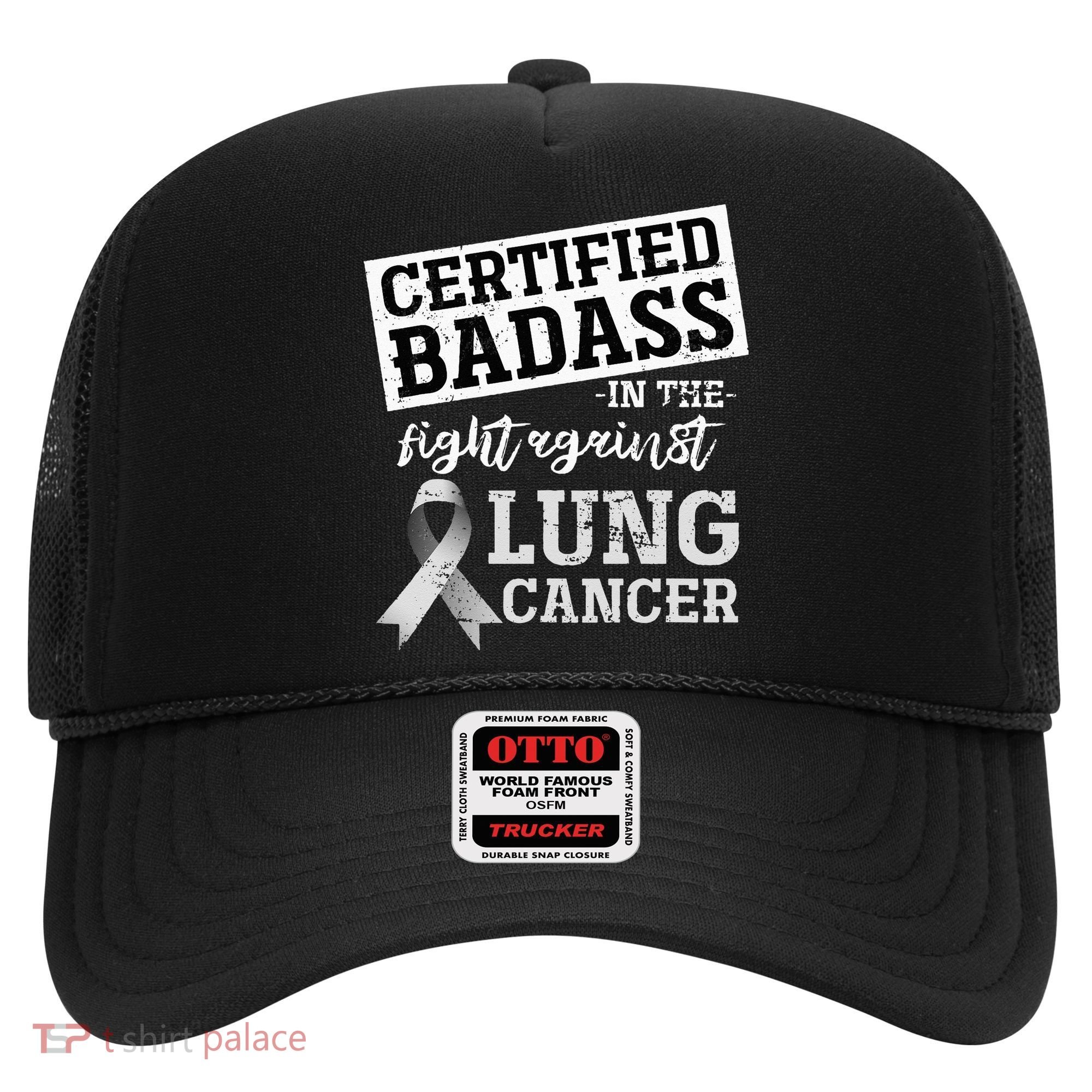 Lung Cancer Warrior Gift Funny Lung Cancer Awareness Hat