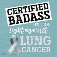 Lung Cancer Warrior Gift Funny Lung Cancer Awareness Sueded Cloud Jersey T-Shirt thumb 2