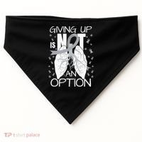 Lung Cancer Warrior USA-Made Doggie Bandana thumb 0