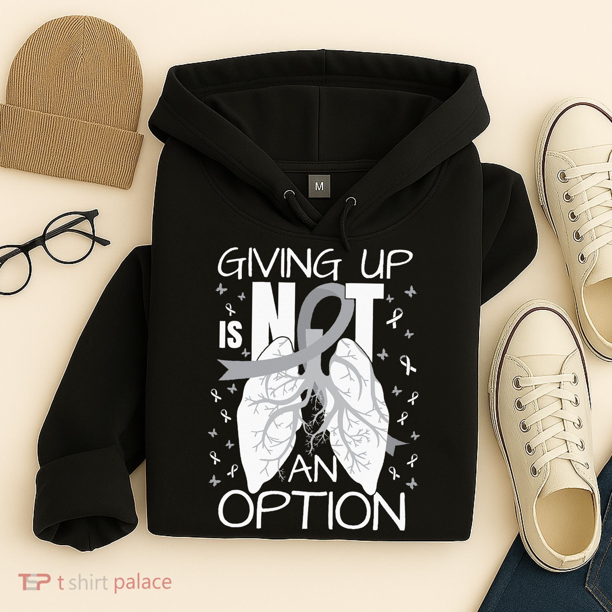 Lung Cancer Warrior Hoodie
