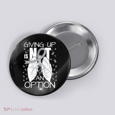 Lung Cancer Warrior Button
