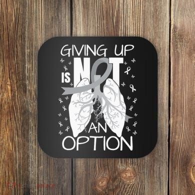 Lung Cancer Warrior Coaster