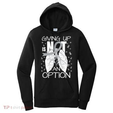 Lung Cancer Warrior Women's Hoodie