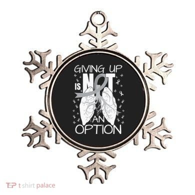 Lung Cancer Warrior Ornament