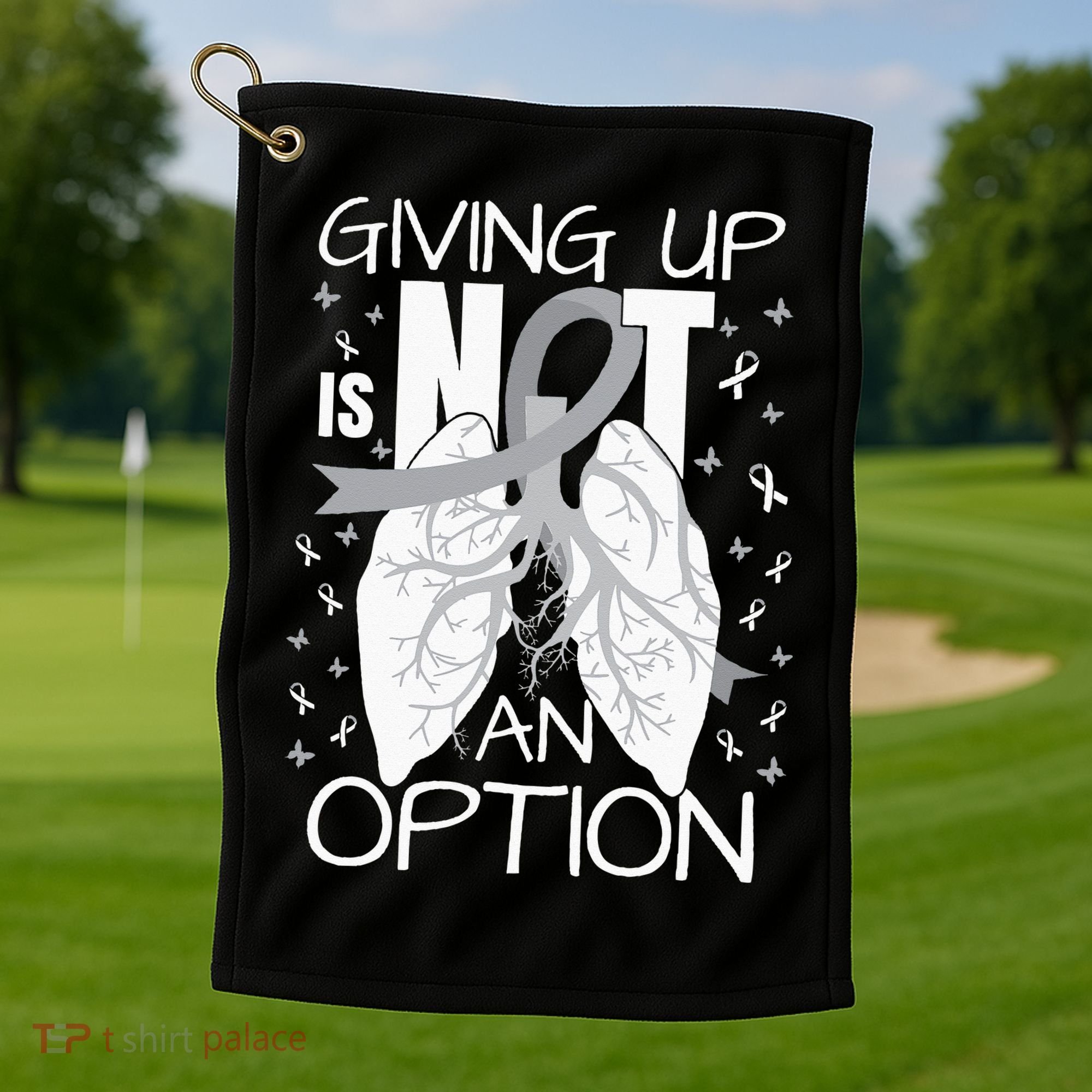 Lung Cancer Warrior Golf Towel