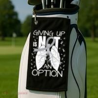 Lung Cancer Warrior Golf Towel thumb 2