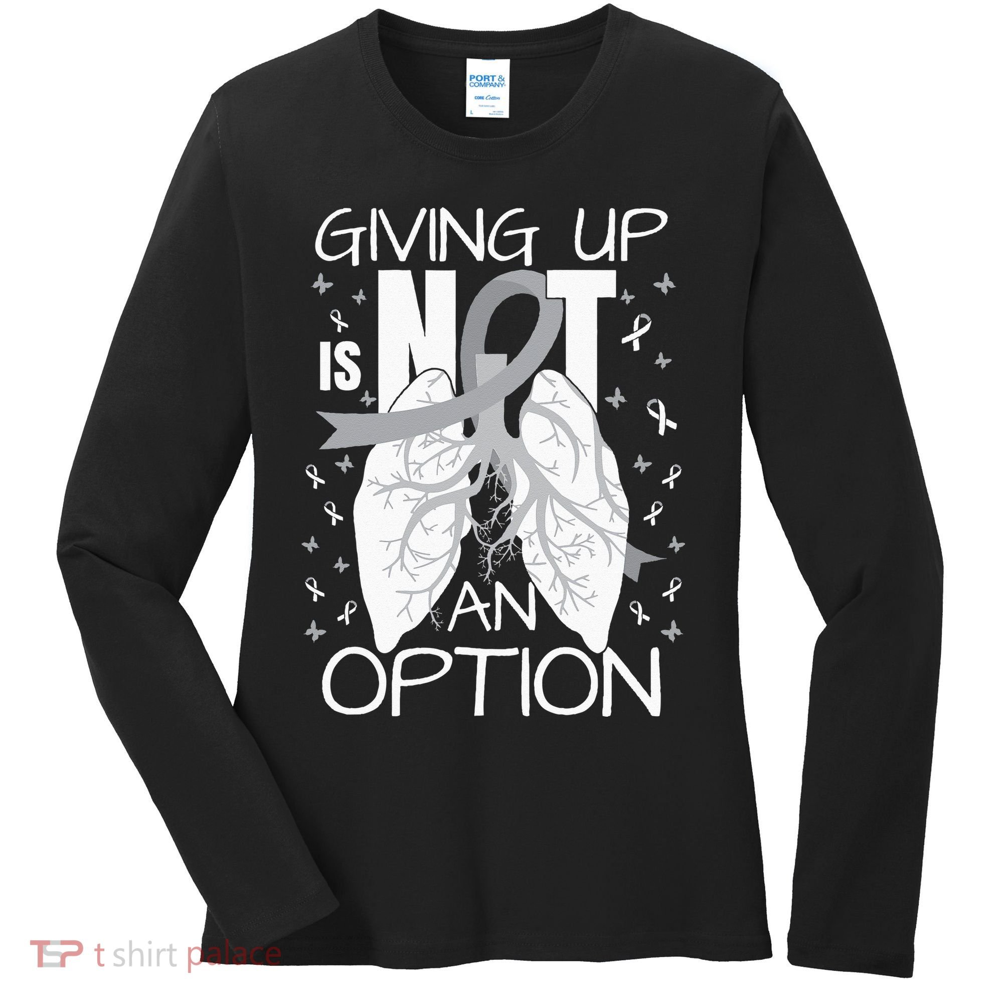 Lung Cancer Warrior Women's Long Sleeve Shirt
