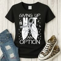 Lung Cancer Warrior Women's T-Shirt thumb 3