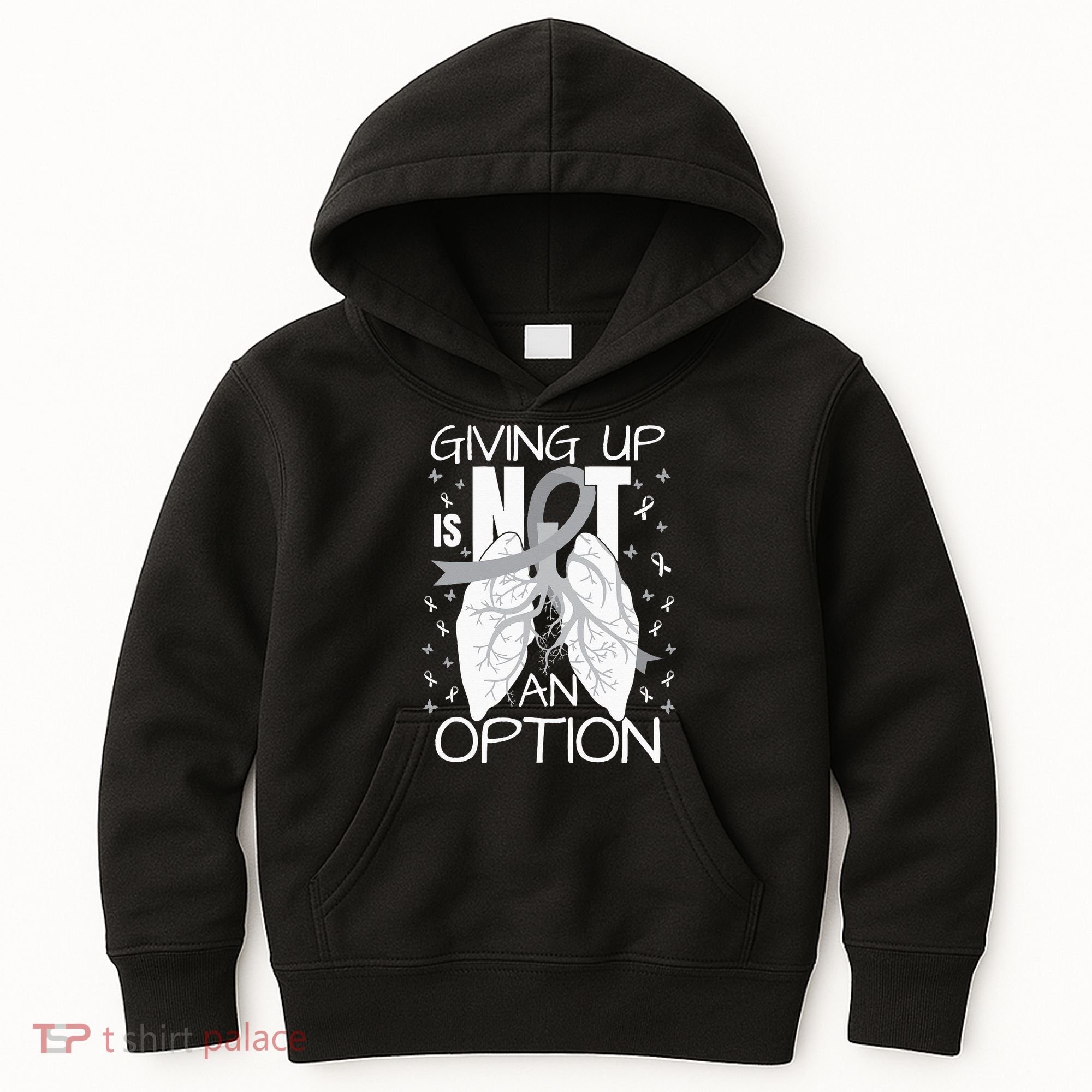 Lung Cancer Warrior Kids Hoodie
