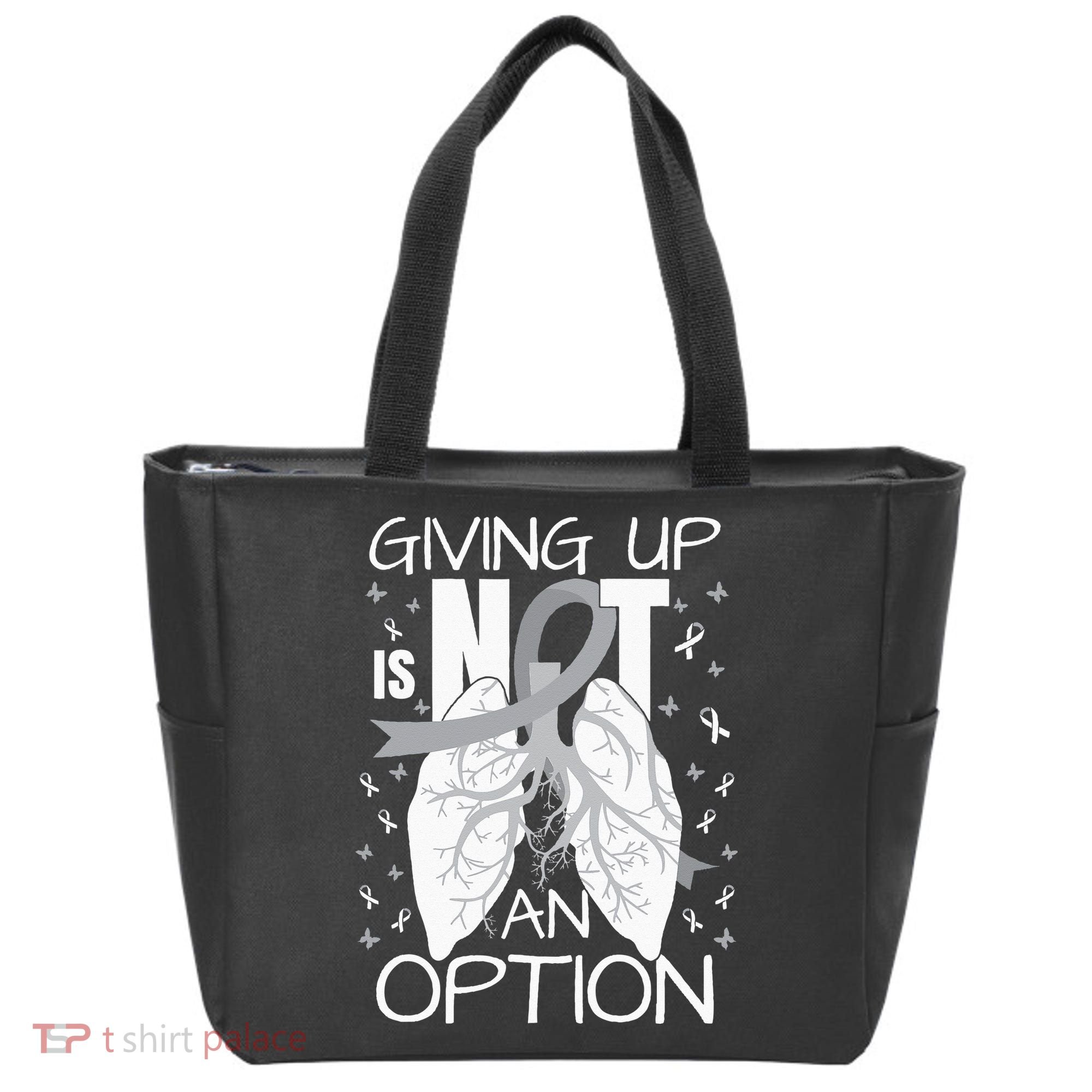 Lung Cancer Warrior Tote Bag