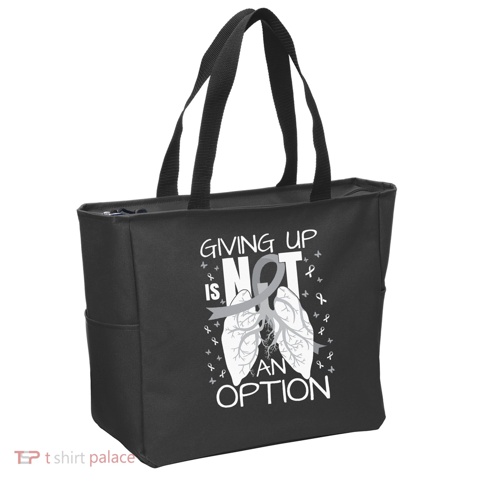 Lung Cancer Warrior Tote Bag