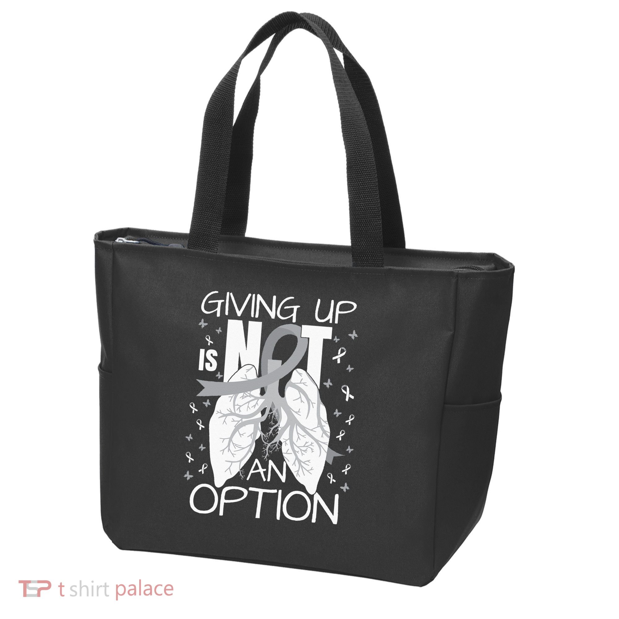 Lung Cancer Warrior Tote Bag