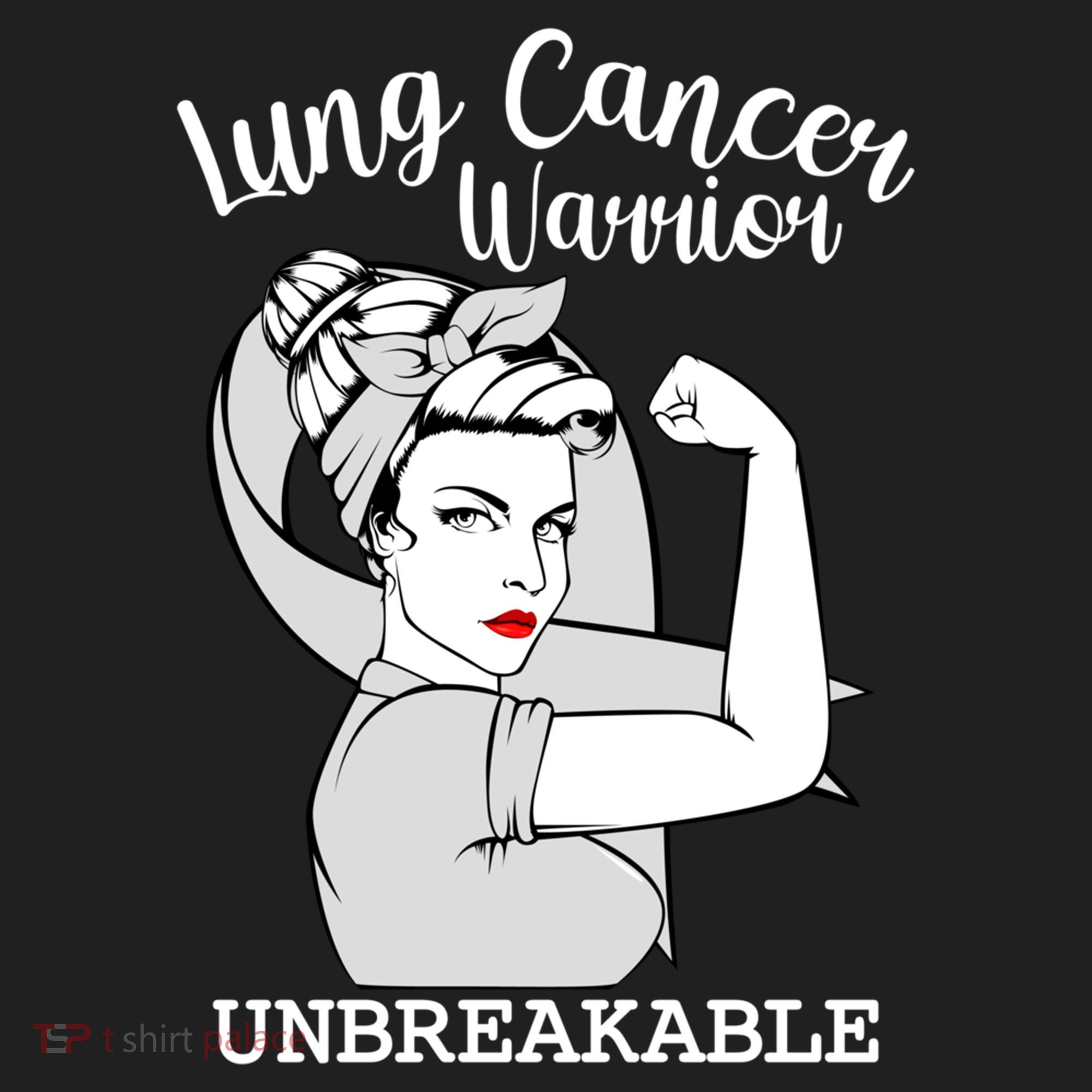 Lung Cancer Warrior Unbreakable Strong Awareness Gift Hat