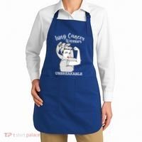 Lung Cancer Warrior Unbreakable Strong Awareness Gift Apron thumb 2