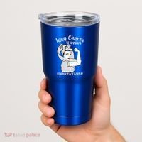 Lung Cancer Warrior Unbreakable Strong Awareness Gift Tumbler thumb 2