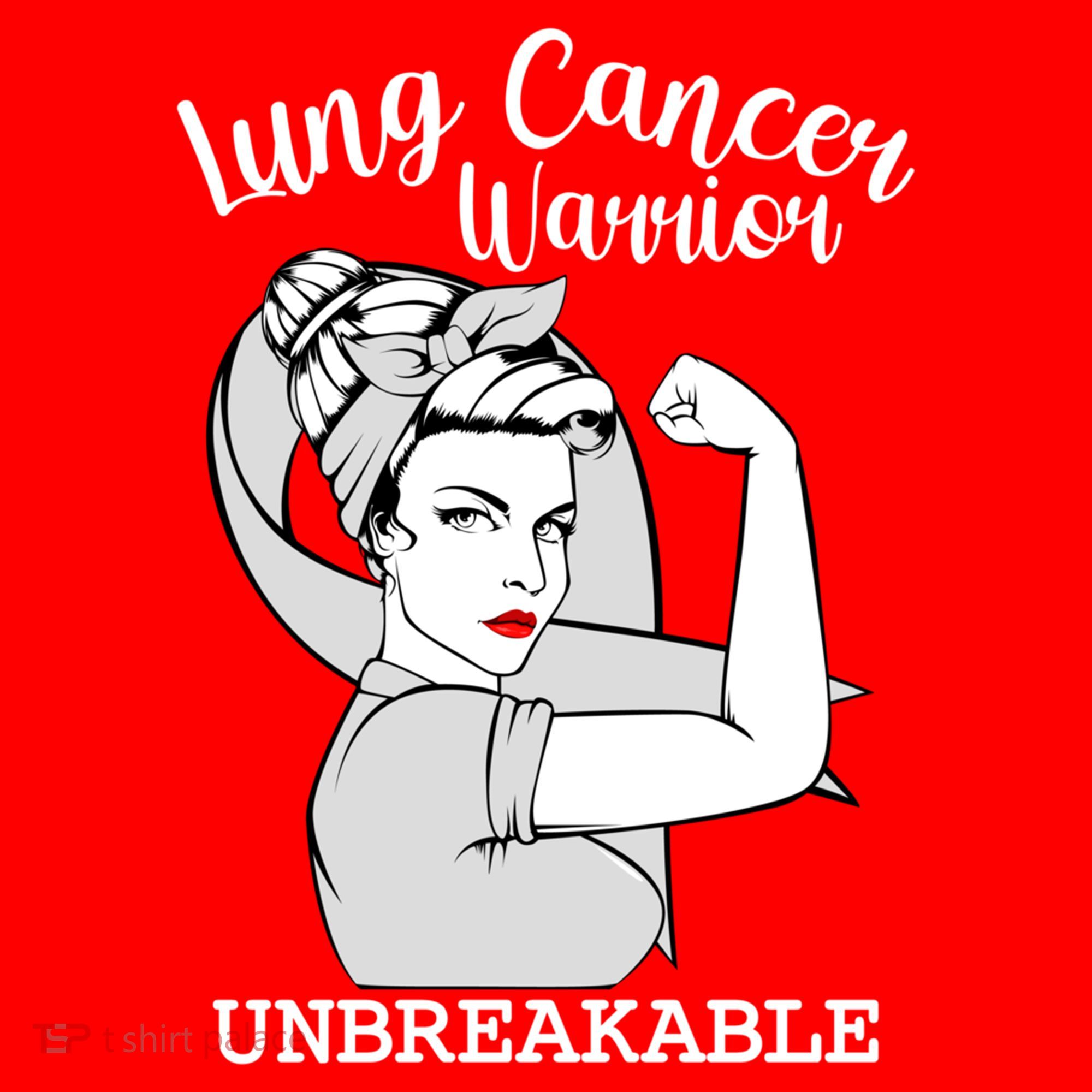 Lung Cancer Warrior Unbreakable Strong Awareness Gift Santa Hat
