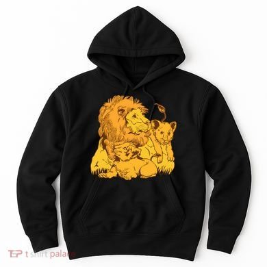 Lion Dad And Babies Hoodie