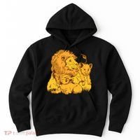 Lion Dad And Babies Hoodie thumb 0