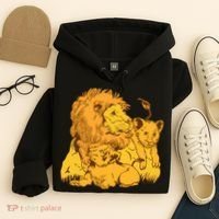 Lion Dad And Babies Hoodie thumb 4