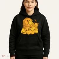Lion Dad And Babies Hoodie thumb 5